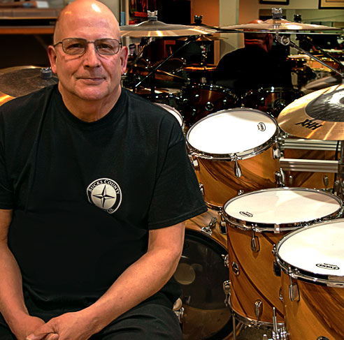 Portrait of Rick Lawton, Drum Teacher, Author, and Recording Artist